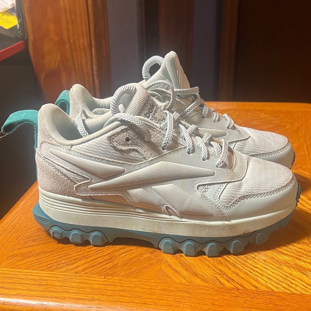 Reebok Kids Sneakers - Cream and Teal